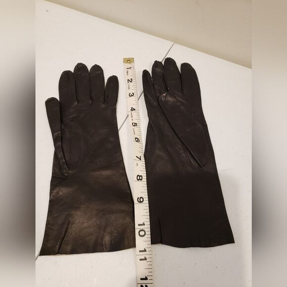 Max Mayer Leather Gloves Made In Italy - Picture 3 of 4